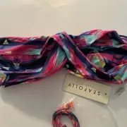 Seafolly Women’s Bandeau Bikini Top With Underwire Size 4
