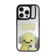 iPhone 16 Pro Mirror Ring Stand Case MagSafe Compatible you're pretty MANG