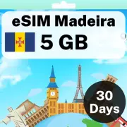eSIM Madeira - 5 GB - 30 Days - Travel eSIM | QR code activation