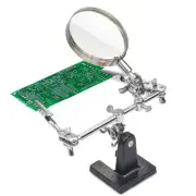 Helping Hand with Magnifier 2.5x Soldering Magnifying Glass Soldering Station...