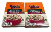 2 UNCLE BEN'S ORIGINAL Flavored Long Grain Rice & Wild Rice Boxed Rice 6 oz Box
