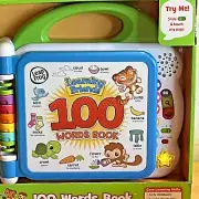 NEW Leap Frog Learning Friends 100 Words Book English/Spanish & Music Damage Box