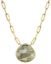 Rachel Reinhardt 14K Over Silver Labradorite Princess Collar Necklace