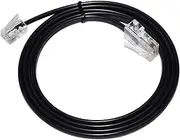 RJ11 6P4C to RJ45 8P8C EXTENSION CABLE Fit Fit Compatible ETHERNET MODEM ADSL DATA Ph/on-e PATCH BROADBAND HIGH SPEED BT INTERNET CONNECTION(5M)