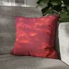 CUSHION COVER PILLOW CASE|BEAUTIFUL PINK RED CLOUDY SKIES