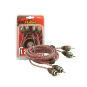 DNA RCA421R 1 Male RCA To 2 Female RCA Y Split Pro Spec Cable - Red