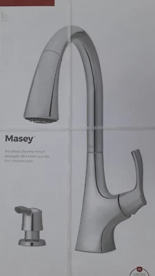 NIB PFISTER 1-Handle KITCHEN FAUCET w/ Pull-Down Sprayer (Polished Chrome Finish