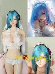 Customized 1:6 Rem amine Obitsu Head Sculpt For 12'' Female Figure