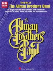 Best of the Allman Brothers Band Easy Guitar Tab Sheet Music Lyrics Book