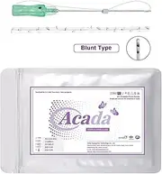 ACADA Pcl Threads for Face Lift Pcl Cog Threads for Fox Eye Lift Brow Lift Facial Contour Lift 21G60mm Blunt Type 20Pcs
