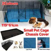 Waterproof Small Pet Crate Sump Cover Dirt Resistant Mat Easy to Clean Protector