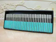 30 THK Diamond CYLINDER 4mm (5/32") rotary burs chainsaw sharpeners point 3 GRIT