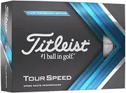 [Titleist] Tour Speed Golf Balls (One Dozen)