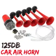 5X Trumpet Air Horn 12V 125dB Musical Car Truck Train Boat For Hazzard Loud (for: Subaru)