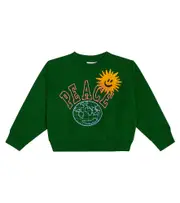 [Molo] Molo Maxime embroidered cotton-blend sweatshirt Y 5 green