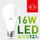 【旭光】16W高光效LED球燈泡（12入組）