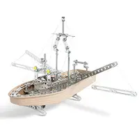 在飛比找PChome24h購物優惠-【德國eitech】益智鋼鐵玩具-3合1帆船 C20