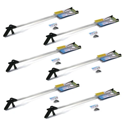(6-Pack) 40" G4 DOT E-Z Reacher & Extra Rubber Cup Tips for Rotary 2533, 2540