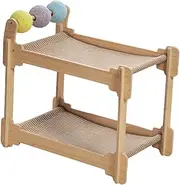 LeeQinersw Cat House Scratching Pad Resting Cat Condo Double Layer Cat Scratcher Bed