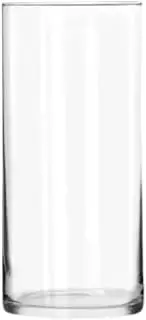[Libbey] Cylinder Vase, Set of 12, Glass, Clear, 7-1/2-Inch