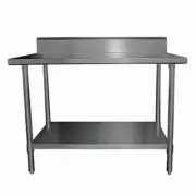 MixRite Work Bench with Splash-back 2100 x 600 x 900 mm WTS621B - WTS621B-SM