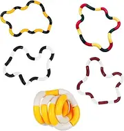 Fidget Toy, Pack of 5 Fidget Toys Set, Tangle Autism Toy, Stim Toys for Stress Relief, Twister, Aid Hand Eye Coordination and Autism, for Children/Adults, Autism, Sensory Tuning (Y03)