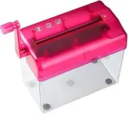DOITOOL Manual Small Shredder for Office and Home Use Portable Hand Shredder for and Design for Crafts and Document Disposal Lightweight