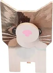 [YULEESIYIP] ANIMAL SHAPE GLASSES HOLDER BEAUTIFUL DESIGN FOR GLASSES STORAGE HOME DECORATION (sammansatt trä 3)