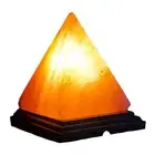 UMEKEN HONPO Rock Salt Lamp Pyramid Shape Himalayan Socket Power Ma... Brand New