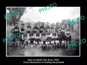 OLD LARGE HISTORIC PHOTO OF SANFL STURT FOOTBALL CLUB c1920 VICTOR RICHARDSON