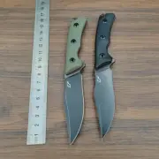 SANDVIK 14C28N STEEL FULL TANG G10 HANDLE SHARP STRAIGHT KNIFE OUTDOOR CAMPING