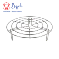 在飛比找友和YOHO優惠-Buffalo 40158-19T 304不銹鋼高腳蒸架 ⌀