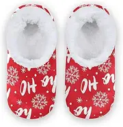 [Caihoyu] Slippers for Kids Girls Boys Fuzzy Fleece Anti-Slip Rubber Sole Spa Slippers Home Indoor