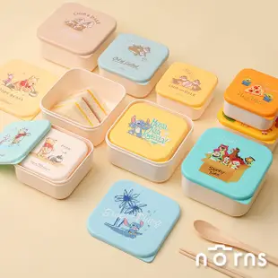 迪士尼3 Size保鮮盒組- Norns Original Design 史迪奇 奇奇蒂蒂 小熊維尼 玩具總動員 三眼怪