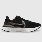 New Women's Nike React Infinity Run FK 3 in Black/Metallic Sil Colour Size US 7