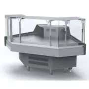 ** Bromic Cumulus DD90090SG Square Glass Delicatessen Corner Display