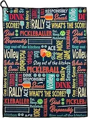 Pickleball Towel | Funny Pickleball Towel | Pickleball Gift | Printed Funny Pickleball Towel | Pickleball Gear | Retirement Gift