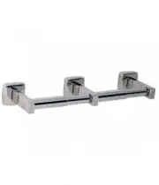 Presale Bobrick Classic B76867 Double Toilet Roll Holder - Silver