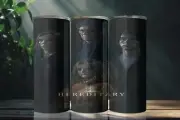 Hereditary (2018) Movie Poster 20 Ounce Stainless Steel Tumbler Metal Straw