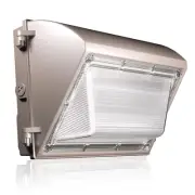 LED Wall Pack Light 60W 7800lm with Dusk to Dawn Photocell, 5000K Daylight Wa...