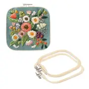 3 Pieces 3 Sizes Square Embroidery Hoops, Adjustable Cross Stitch Hoops Ring