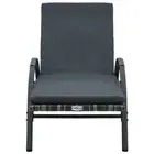NNEVL Sun Loungers with Table Poly Rattan Anthracite