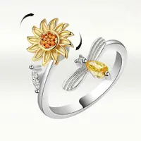 在飛比找ETMall東森購物網優惠-【I.Dear Jewelry】正白K-蜜蜂與花-韓國網紅款
