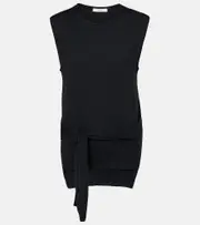 [Lemaire] Lemaire Wool-blend top UK 14 black
