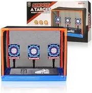 WALWAL Auto Reset Electronic Scoring Shooting Target with a Net Compatible for Nerf Gun Toys