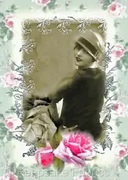 Whimsy Dust Victorian Lady Flowers Quilt Block Multi Sz FrEE ShiP WoRld WiDE (F1