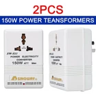 AU 2Pcs150W Travel Adapter Transformer Voltage Converter 110/120V to 220/240V