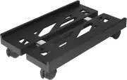 Adjustable Computer Tower Stand with 4 Locking Rolling Caster Wheels, Mobile