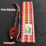 Phin Thai Instrument Mandolin String Guitar Harp Wood Folk Acoustis Isan Music