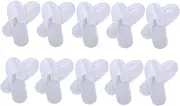Healeved 10 Pairs Hotel Slippers Men's Foam Indoor Slippers Non-slip Slides for Winter
